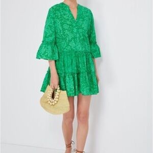 Tuckernuck Hyacinth House green quidnet dress xl